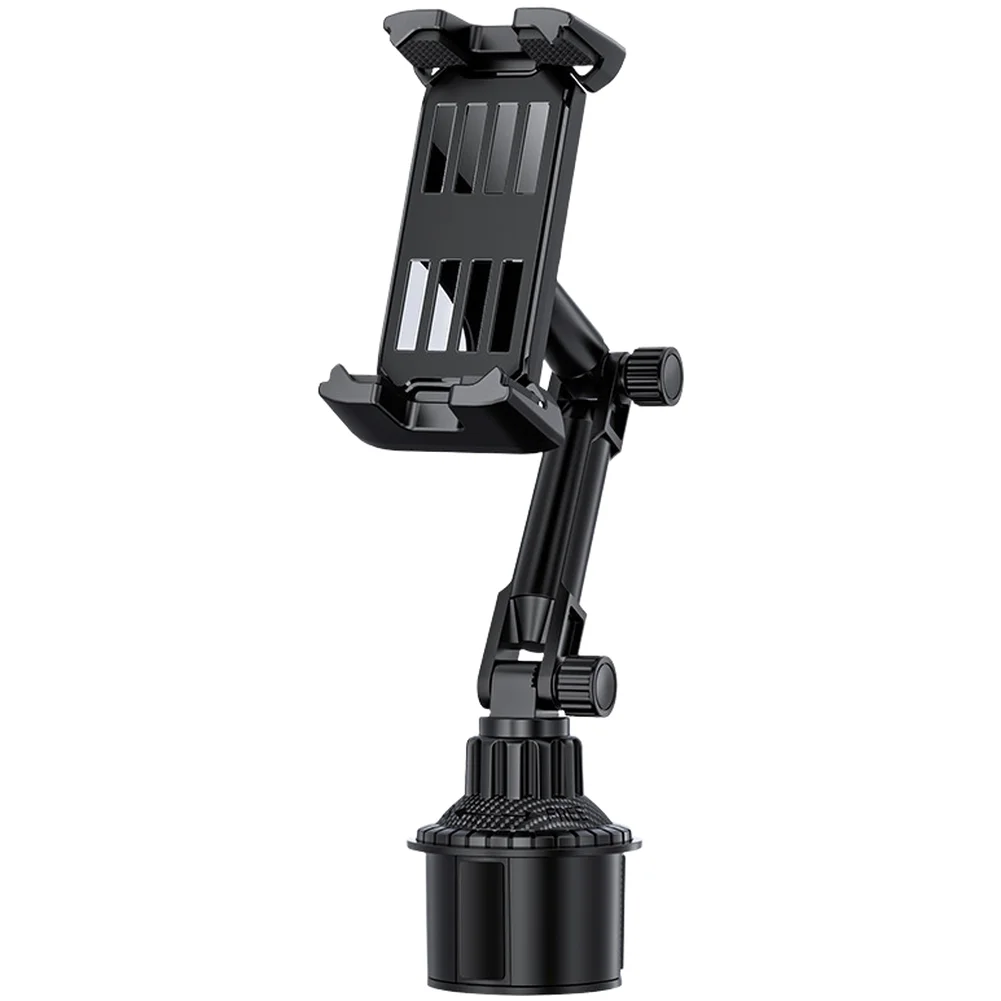 Vehicle Cup Holder Mount for Phones Tablets For 413 Inch Devices with Flexible Arm and 360 Degree Rotation Feature
