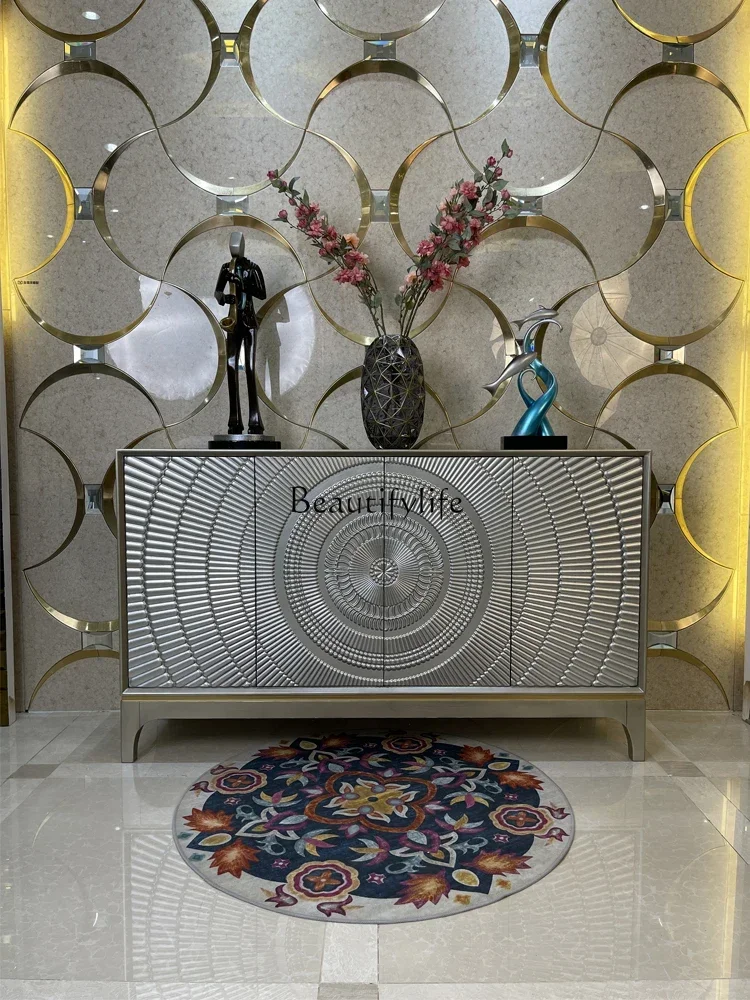 

X4 parts and accessoriesLight luxury entrance door partition dining side cabinet modern living room decoration storage