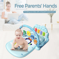 0-12 Months Baby Activity Gym Rack Musical Surface Activities for Kids Crawling Waterproof Carpet Activity Play Mats for Newborn