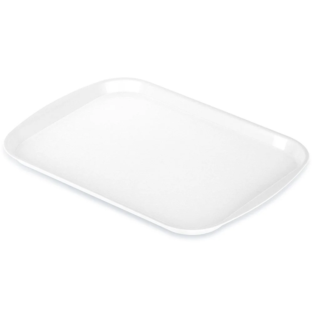 Serveerschaal Plastic Wit 43.5X31.5 Cm