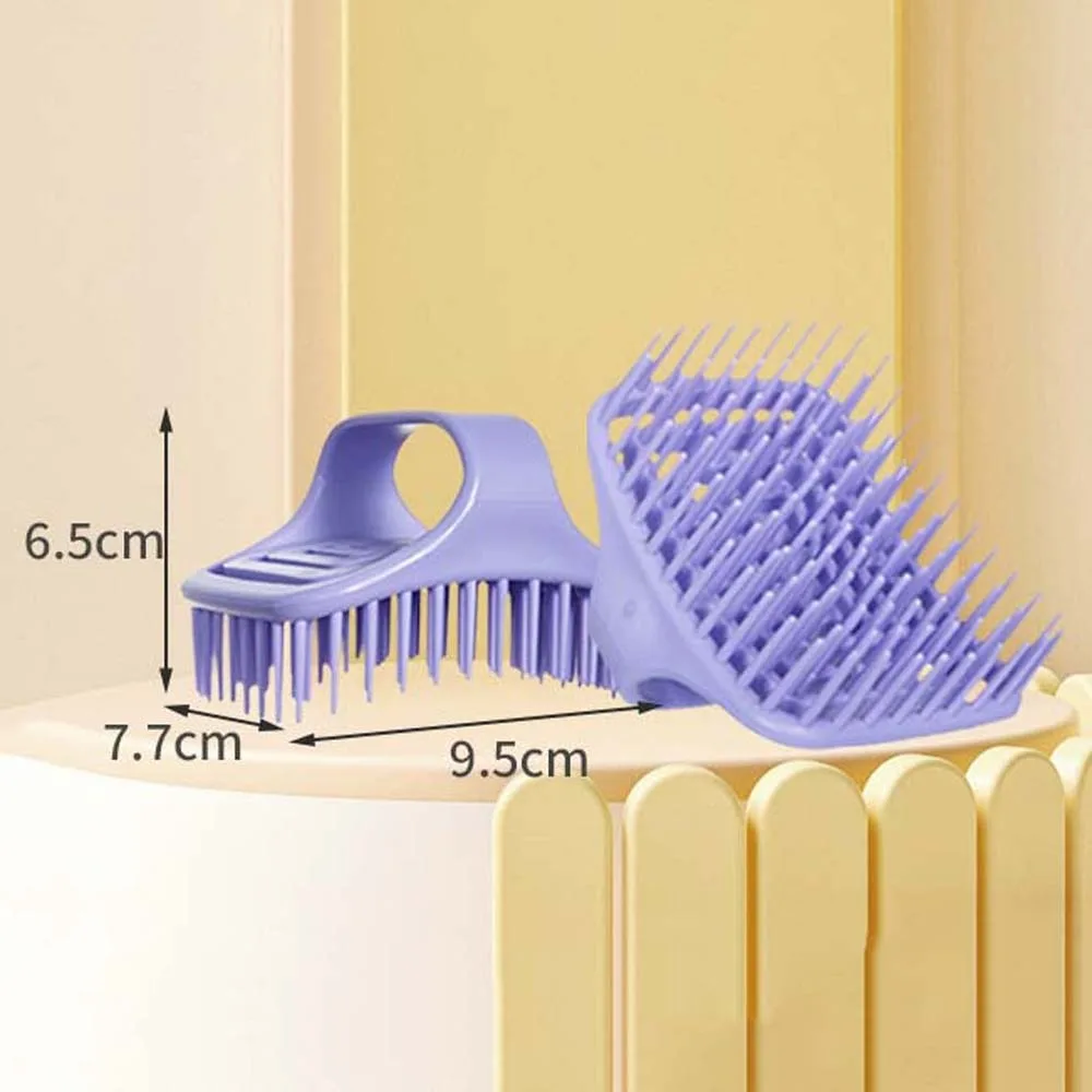 Hollow Brush Head Shampoo Brush Hair Care Tool Body Brush Hair Washing Comb Wet and Dry Scalp Massage Scalp Massage Brush