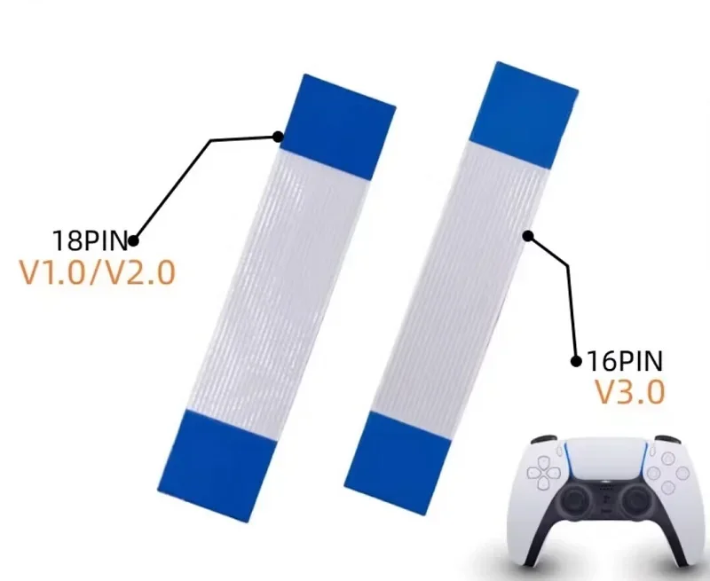 Ps5 Game Pad Controller Touchpad Flexkabel V1.0 V2.0 18pin V3.0 16pin Ribbon