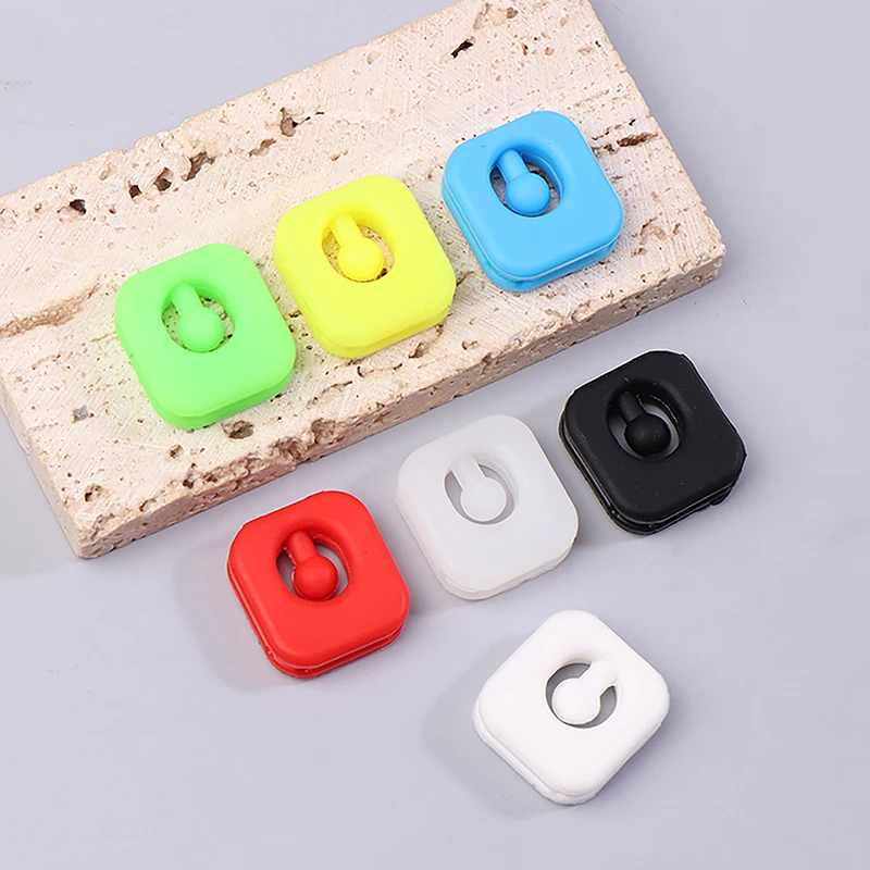 1Pc Square Tennis Vibration Dampeners Silicone Candy Tennis Racquet Shock Absorber Squash Tennis Racquet Vibration Dampeners