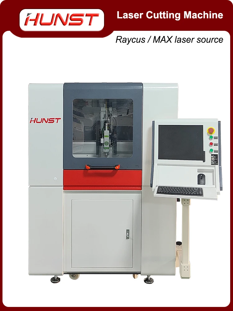 HUNST Small Precision Fiber Laser Cutting Machine, Raycus/MAX /Reci, For Stainless Steel, Copper, Gold, Silver Jewelry Cutting.