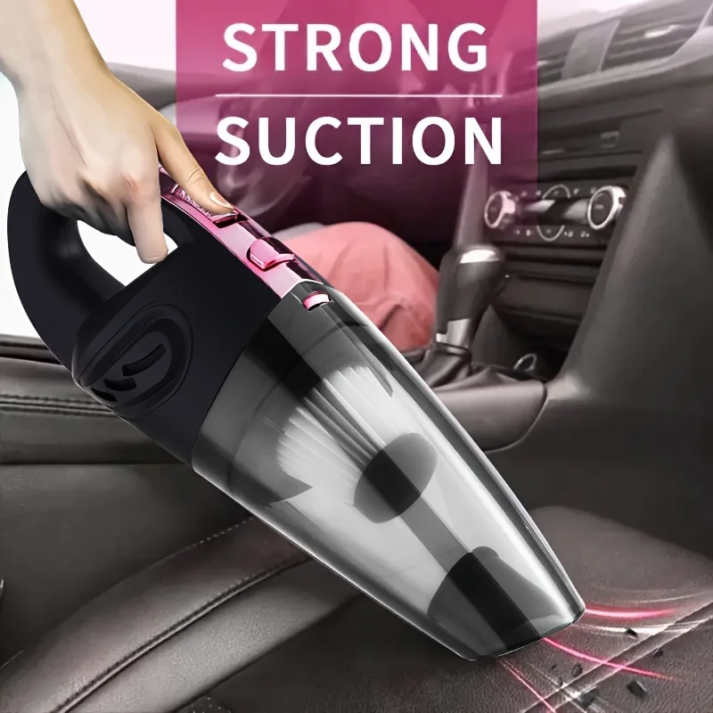 휴대용 자동차 무선 진공 청소기 충전식 휴대용 진공 청소기 자동차 홈 애완 동물 머리카락에 대한 강력한 흡입 빠른 충전