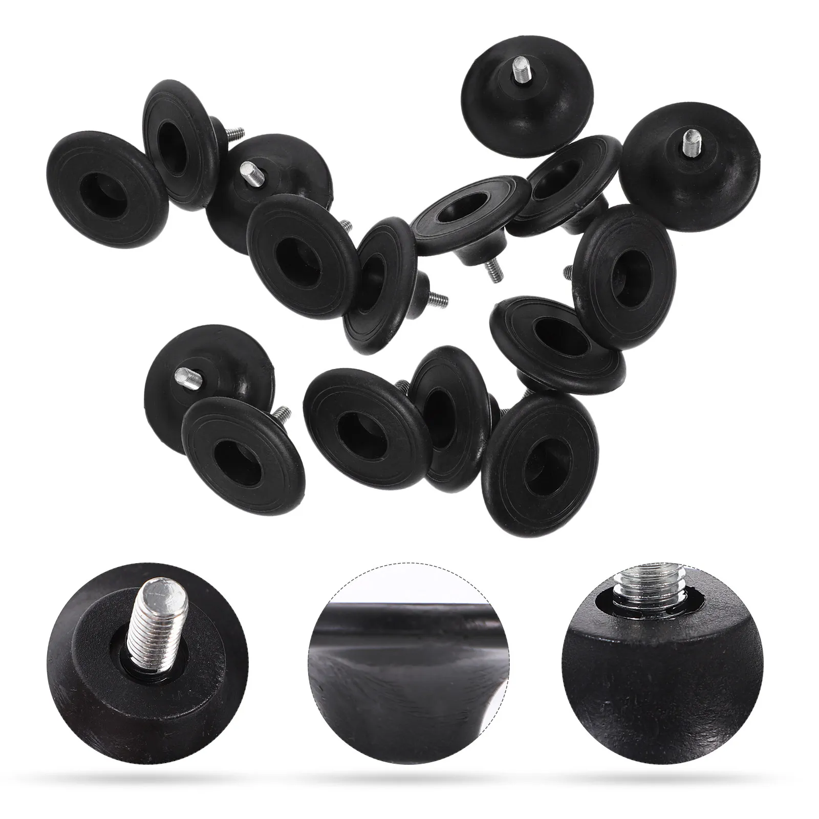 

20 шт. регулируемых ножек для шкафов, усиленные мебельные опоры 45 мм, из полипропилена и железа, с шумопоглощением, для стабильной установки столов и мебели