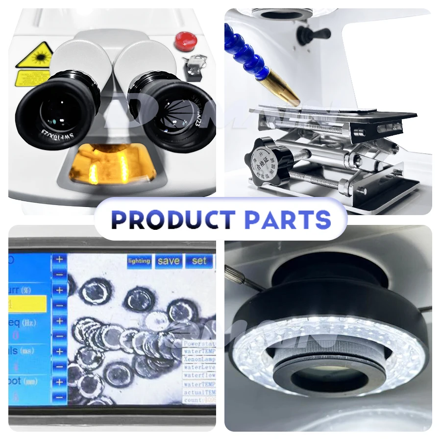 Pequeña Mini escritorio oro plata platino acero anillos collar joyería máquina de soldadura láser joyería máquina láser