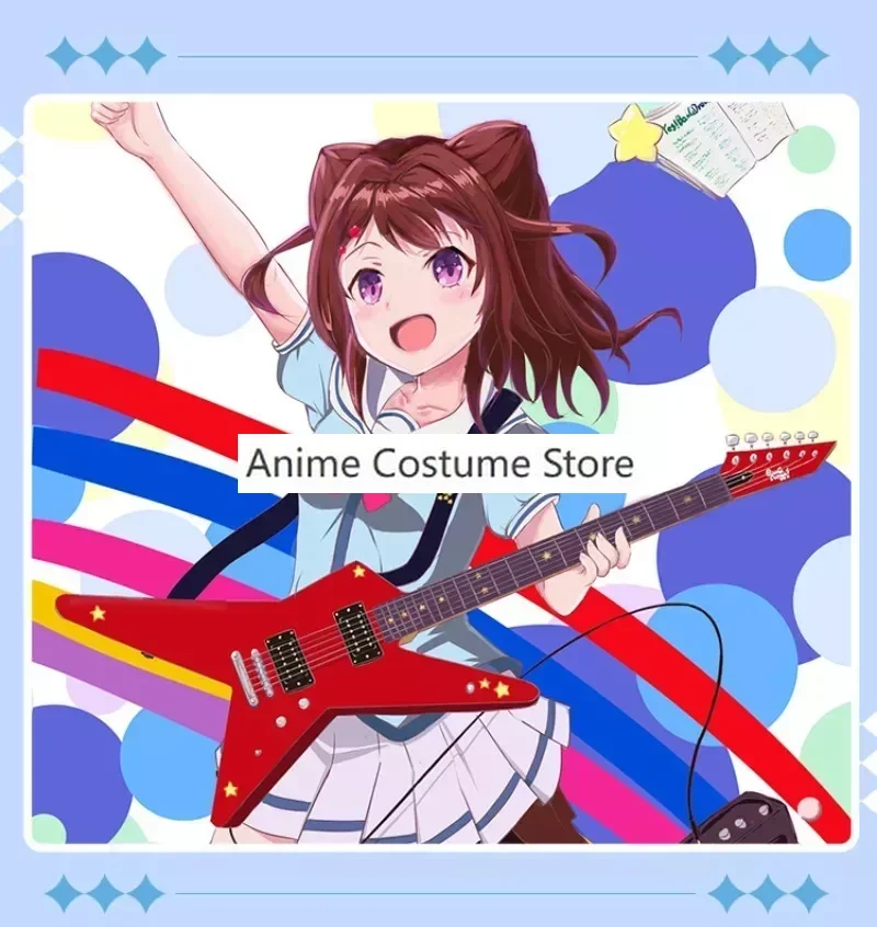 Bang dream-to鳥山コスプレ衣装、ウィッグ、スカート、テレビ、アニメ、セーラーユニフォームアクセサリー、ハロウィーン、クリスマス、カーニバル、フルスーツ