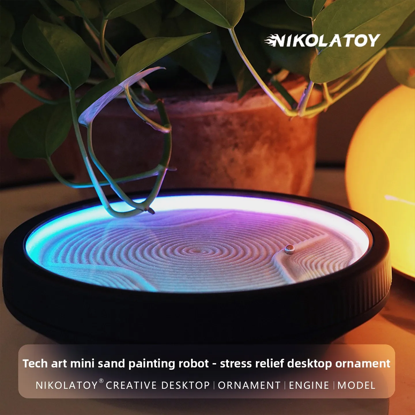 

NIKOLATOY Automatic Composition Sand Art Robot Stress Relief Ornament Custom Pattern Content Automatic Sand Art Table
