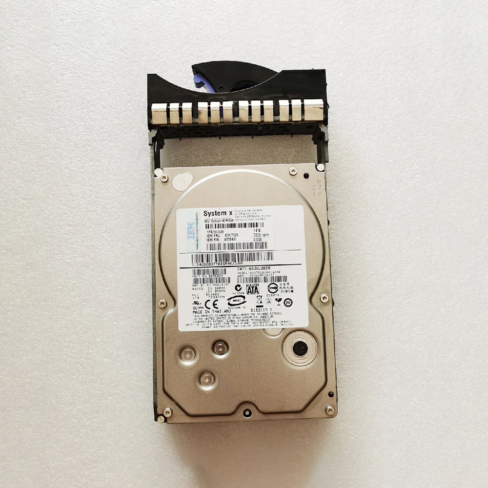 For IBM Hard Disk X3250M2 X3100M3 43W7626 43W7629 1T 7.2K SATA 3.5