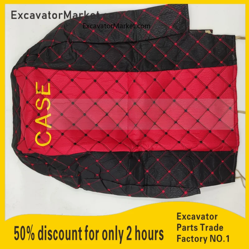 Case Universal Seat Cover Excavator Sticker Fit For Case Cx210 / 220 / 240 / 300 / 330 / 360b Excavator Accessories