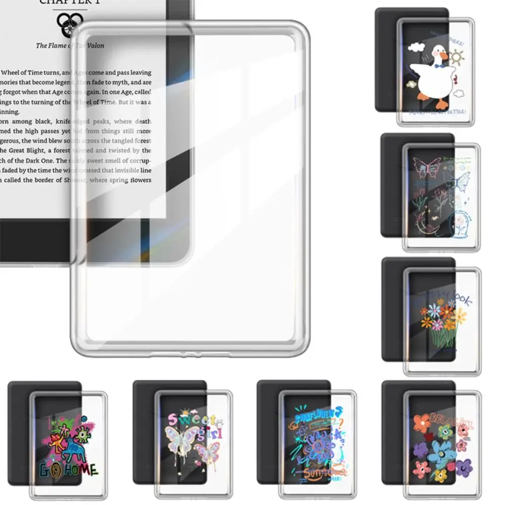 Shockproof e-Reader Case Wear Resistant Acrylic Back Cover for Kindle Paperwhite 12th Generation 7 inch 2024 Colorsoft