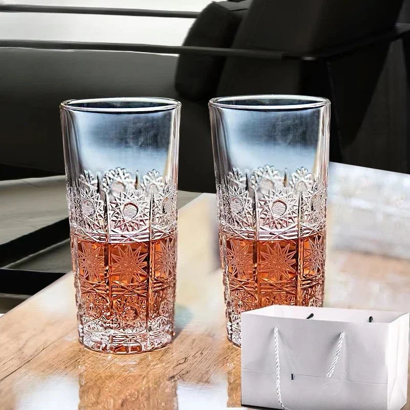 Crystal glass beer cup, whiskey cup, foreign wine cup, creative