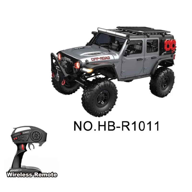 New Huangbo R1011-R1016 Upgraded Wrangler 1/10 4WD Full Scale Remote Control Car Toys High-Speed Off-Road Vehicle Dumbo Version