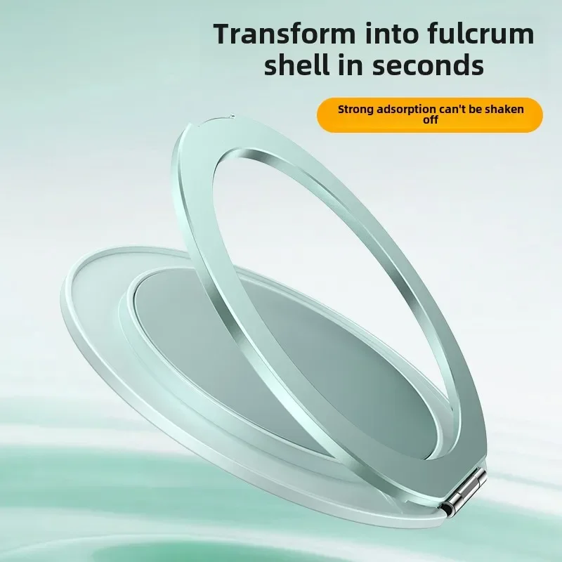 

New Arrival Mobile Phone Holder with Metal Back Clip and Rotating Stand for Desktop Use