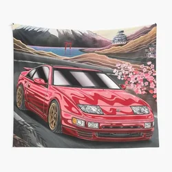 Nippon Nissan 300Zx Z32  Tapestry Beautiful Yoga Decor Colored Hanging Blanket Wall Bedroom Printed Decoration Mat Towel Room