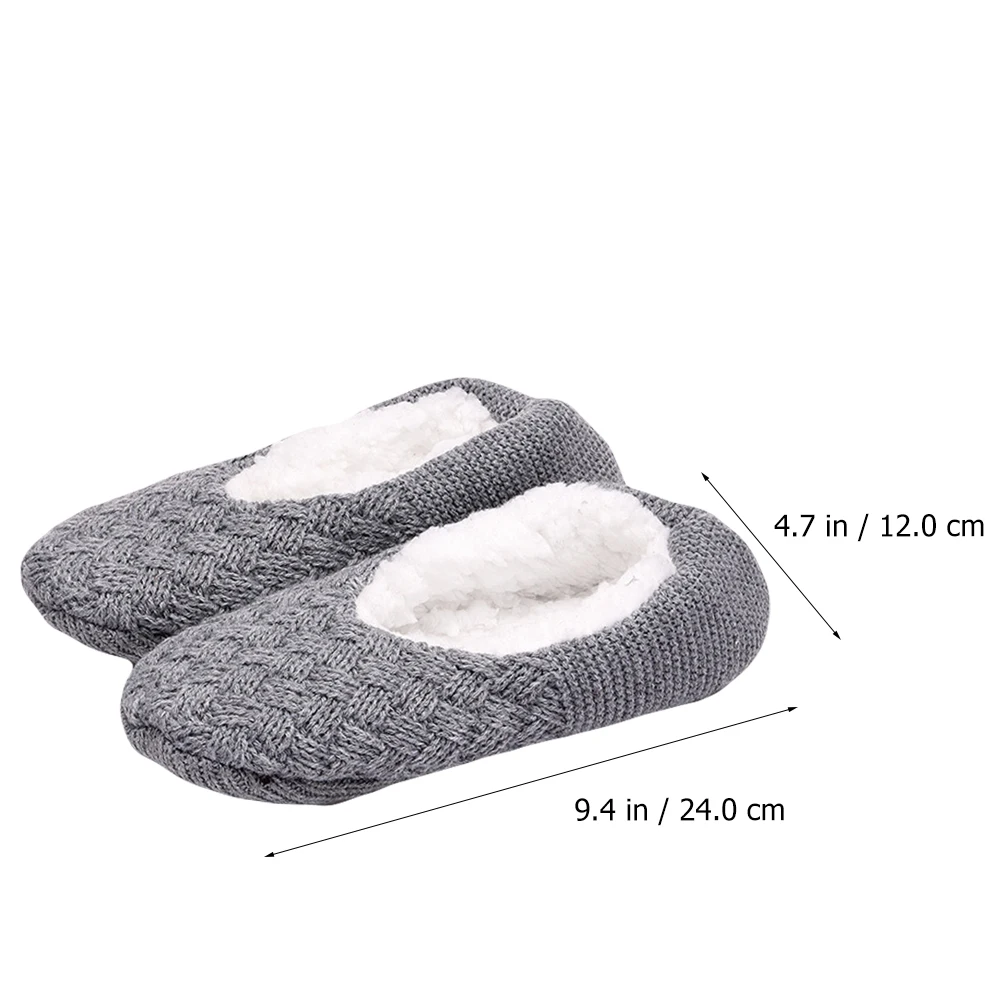 

Warm Floor Heel Fuzzy Slipper Sweat Absorption Premium Winter House With Gripper Socks Material Winter Socks