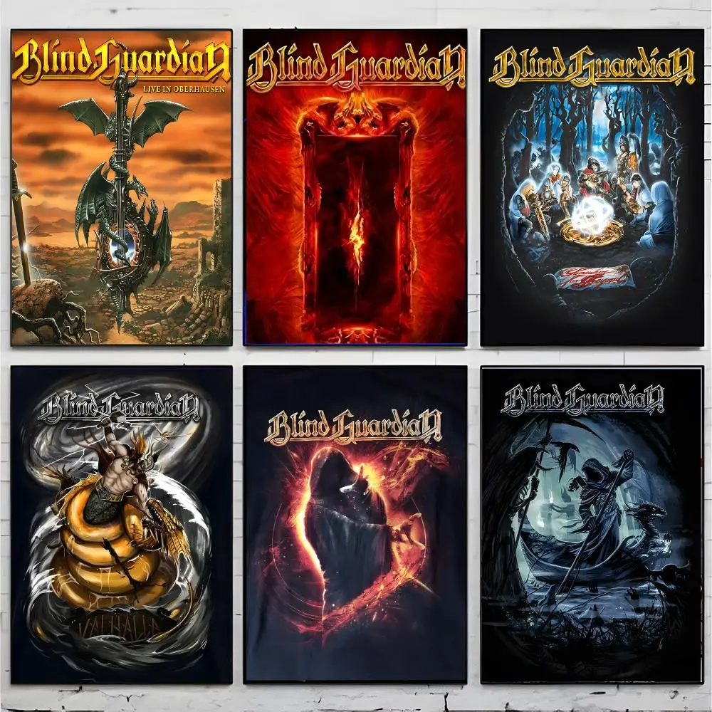 Band Metal B-Blind Guardian Poster Premium Decor Art & Gift for Household Lounge Home Ornaments