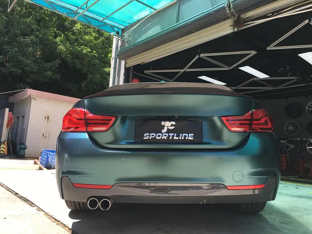 カーボンファイバー F32 リアダックテールスポイラー BMW F32 440i 435i 428i 420i M スポーツクーペ 14-19