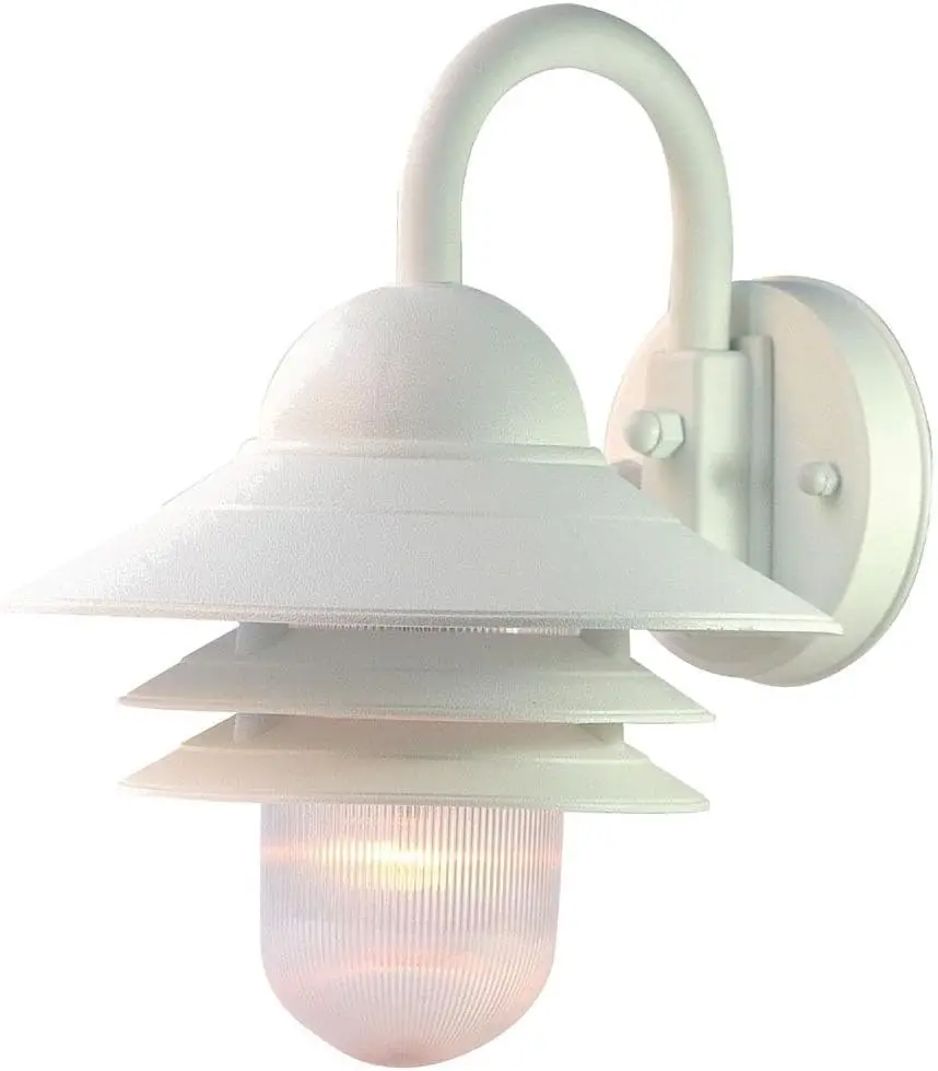 Acclaim 82TW Mariner Collection 1-Light Wall Mount Outdoor Light Fixture, Textured White