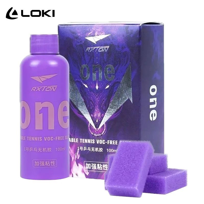 LOKI One Table Tennis Glue VOC Free 100mL Ping Pong Racket Bonder Water Solution Quick Dry Strengthened Elasticity