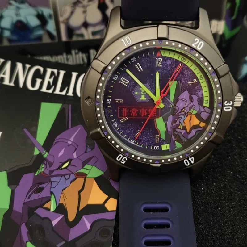 Orologio Evangelion EVA Blind Box, Merchandise Anime a Tema Personaggi, Shinji Rei Asuka EVA-01 02, Collezione Ufficiale Autentica