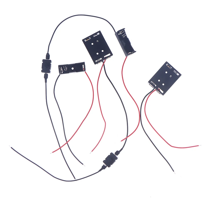 5PCS 23A 배터리 12V 클립 홀더 박스 케이스 블랙 고품질 23a Mn21 Ms21 자동차 리모컨 배터리 박스