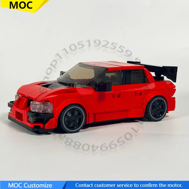 338 PCS Supercar Sean's Mitsy Lancer MOC Customize Modular Building Block Popular Creative Design Design DIY Assembly Toy Gift