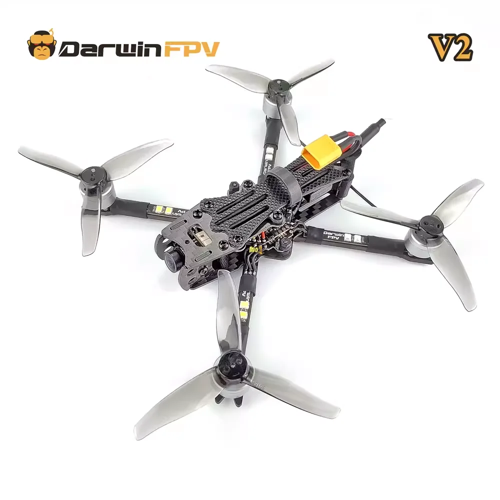 DarwinFPV Baby Ape Pro V2 FPV Drone Flight Control Quadcopters 142mm 3 Inch F4 OSD 15A AIO BLHeli_S Dshot600 40CH 200mW 700TVL