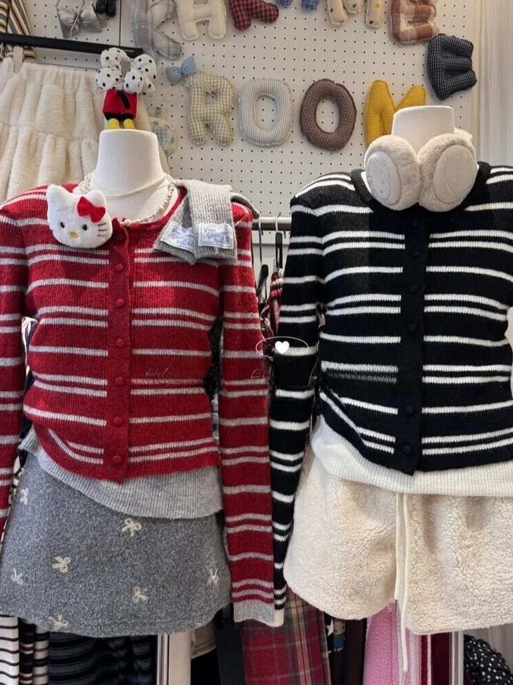 Pull tricoté Long épissé pour femme, nouveau Design, haut polyvalent, Dongda Gate Sle, mode coréenne, coupe cintrée, automne hiver