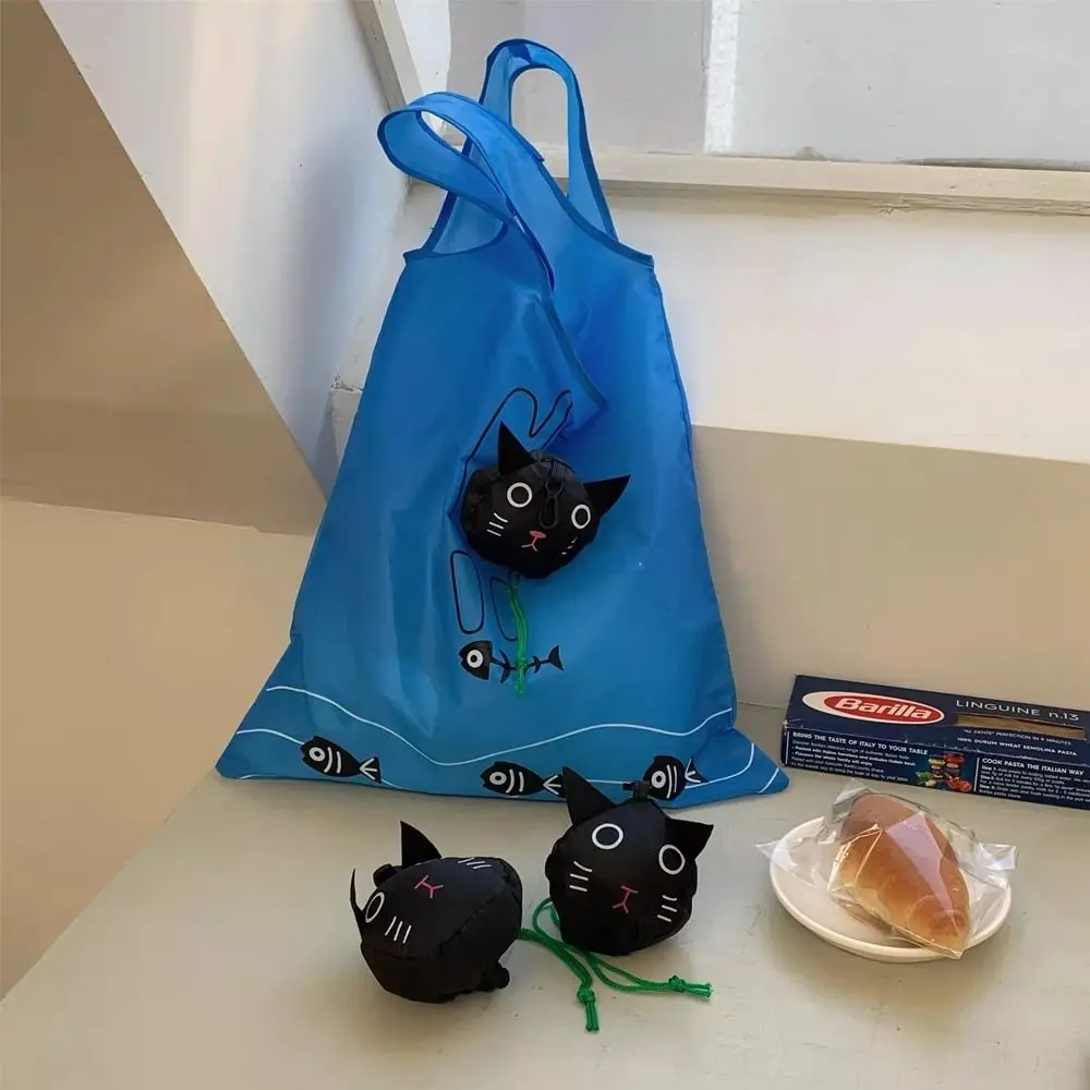 Grocery Bag Frog Foldable Shopping Bag Cartoon Handbag Foldable Eco Bag Cloth Bag Eco-Friendly Shopping Storage Bag Men