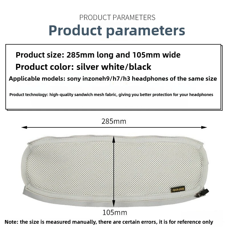 لهاتف Sony INZONE H9/H7/H5/H3 - غطاء فوق الأذن ناعم ومتين ومضاد للتآكل