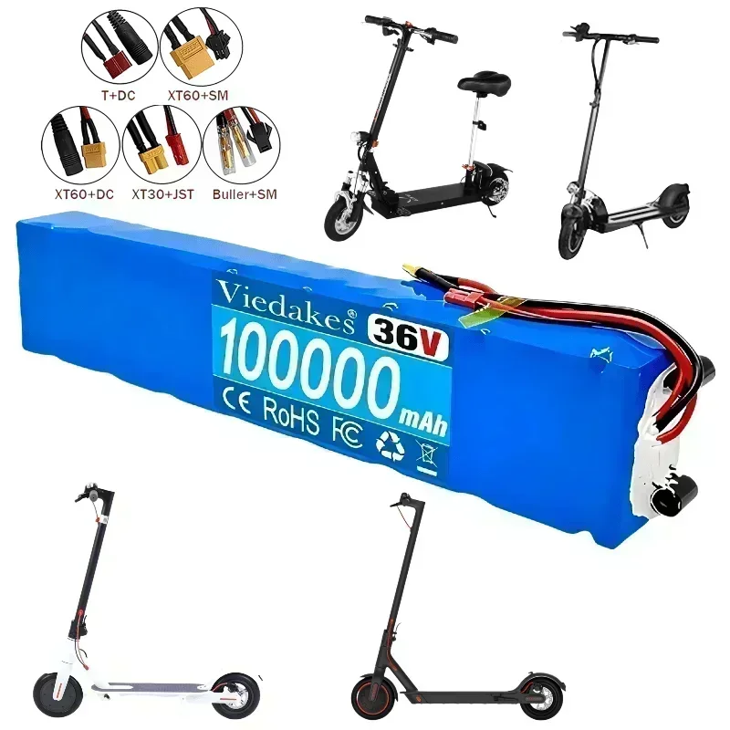100% حقيقية Viedakes 10S3P 36 فولت بطارية 18650 بطارية ليثيوم مناسبة ل Xiaomi M365 بطارية سكوتر كهربائي + شاحن 42 فولت #6