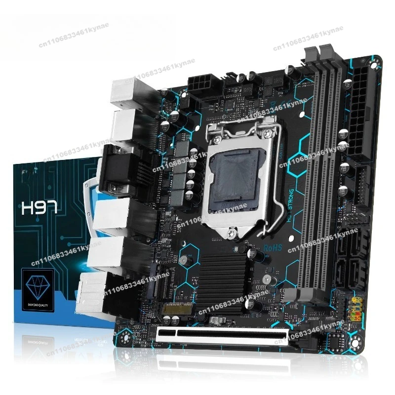 2pcs Suitable for H97 Motherboard DDR3 Dual LAN Port with NMVE M.2 NAS H97 Motherboard