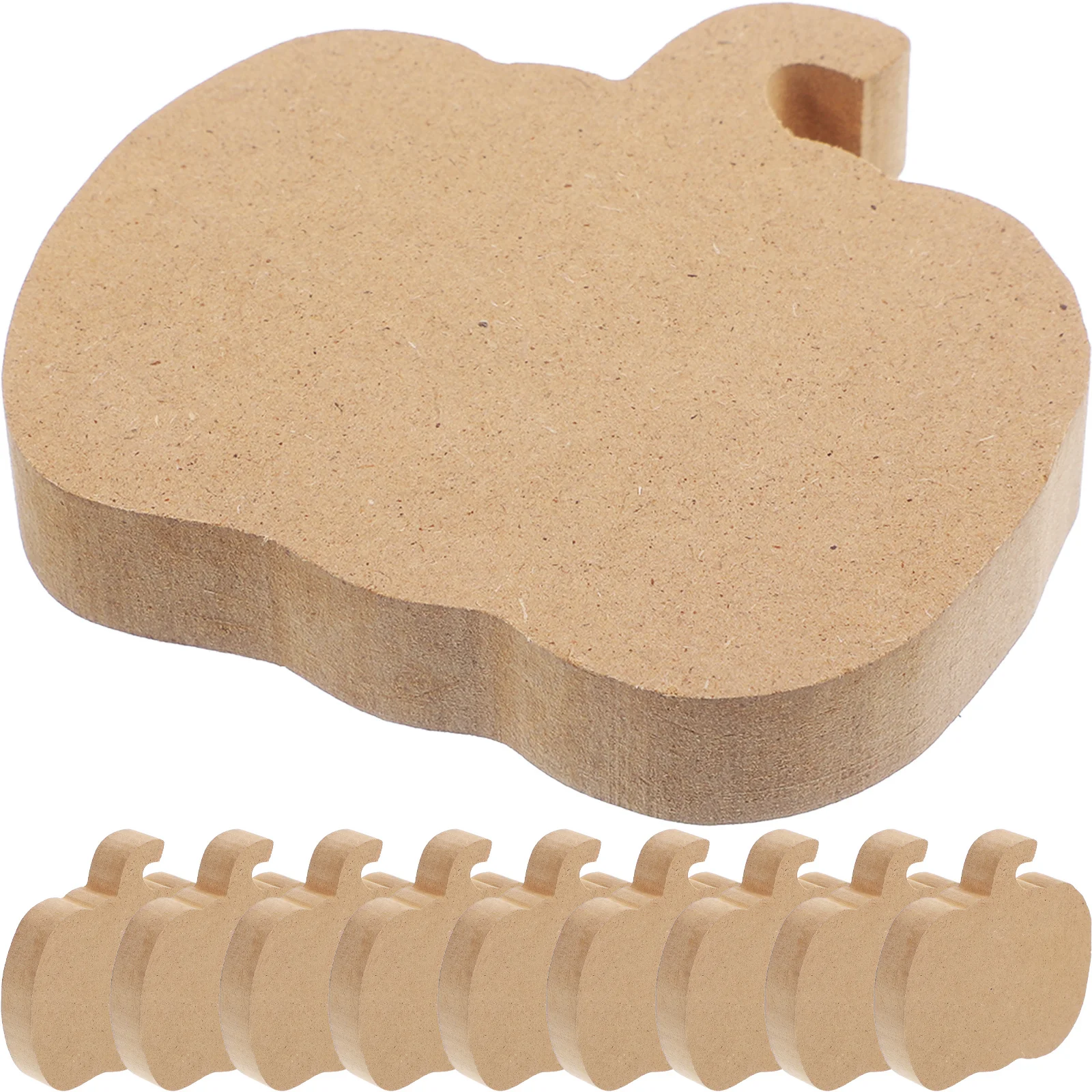 

10Pcs Wooden Pumpkin Cutouts Unfinished DIY Blanks for Holiday Decor Halloween Table Centerpiece Fall Wood Craft Projects