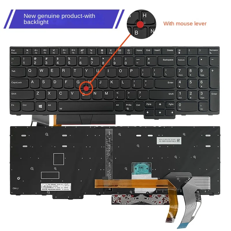 Замените костюм для LenovoThinkpad E580 E585 T590 E590 E595 L580 P52 P53 P72 P73 Клавиатура ноутбука