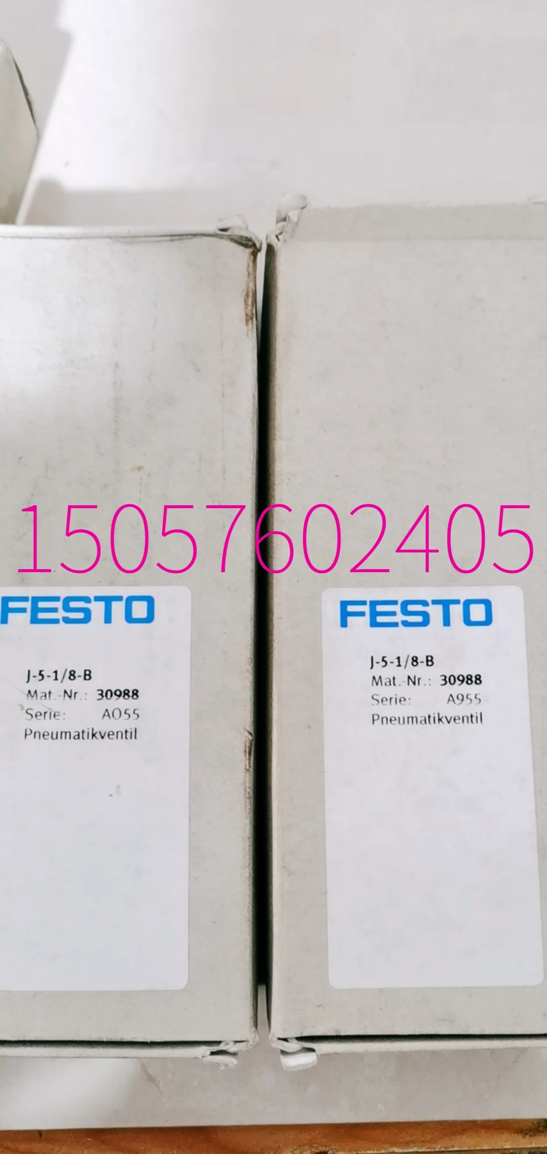 

Festo FESTO J-5-1/8-B Pneumatic Valve 30988 Special Spot Sale.