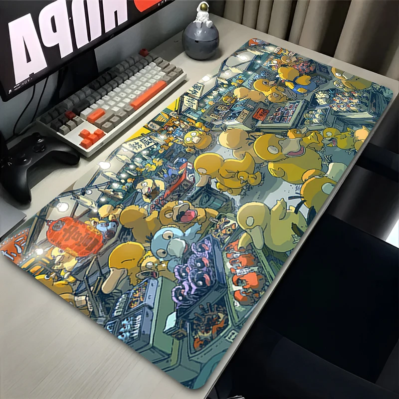 Mouse Pad PC Gamer Cabinet Mousepad P-Pokemon Keyboard Desk Mat Computer Gaming Accessories Kawaii Anime Playmat