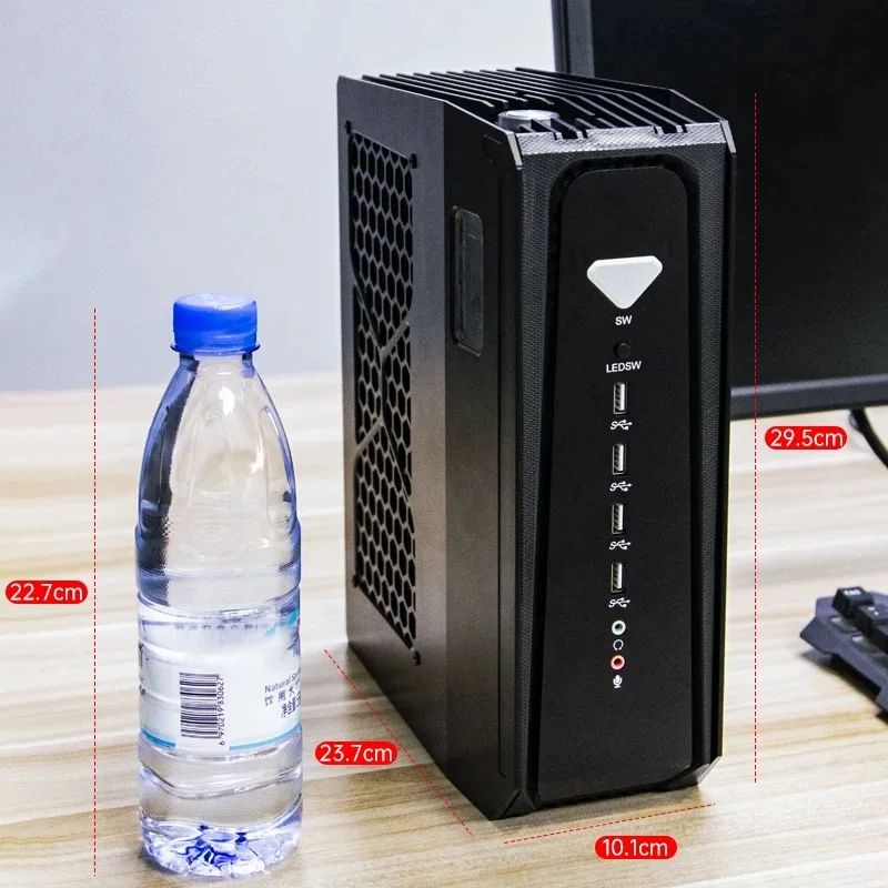 Mini PC ad alte prestazioni Intel Core i9 12400F 12700F 12900F NVIDIA RTX3060 12G Raffreddamento a liquido Costruzioni personalizzate per PC da gioco 8K