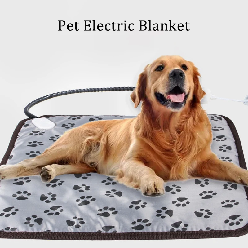 

Adjustable Heating Pad For Dog CatPuppy Power-off Protection Pet Electric Warm Mat Bed Waterproof Bite-resistant Wire cama perro