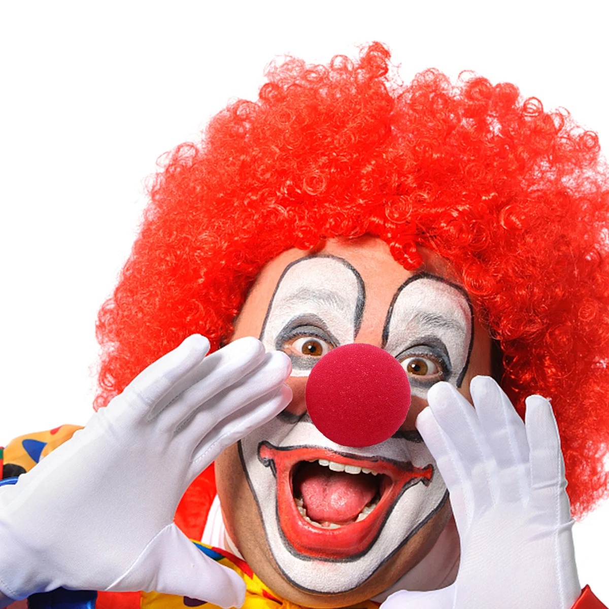 

20 PCS Clown Nose Sponge Ball Foam Sponges LED Cosplay Circus Decoration Party Decorations Child