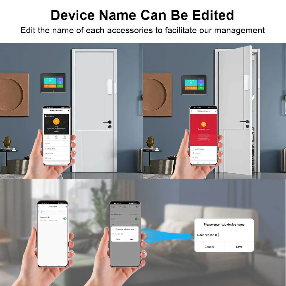 STLF Tuya App Wifi Gsm Intelligent Internet of Things Home Anti Intruder Alarm System 2g 4g Wireless Smart Security System