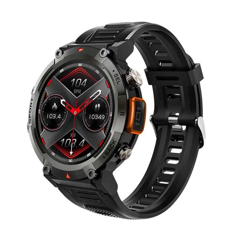 

Smart Watch Men Bluetooth Call With Flashlight Sport Tracker Blood Pressure IP67 Waterproof For Xiaomi Android IOS Smartwatch