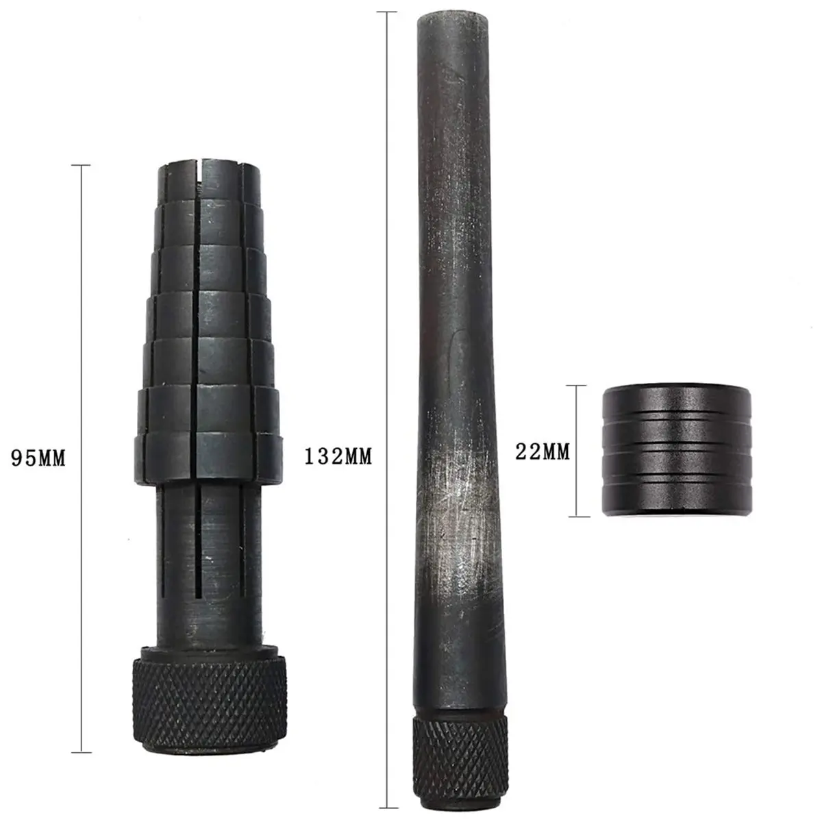 DT38 Ring Stretcher Finger Wedding Band Sizers Carbon Steel Material with Dual Head Plastic and Rubber Hammer for Jewelers