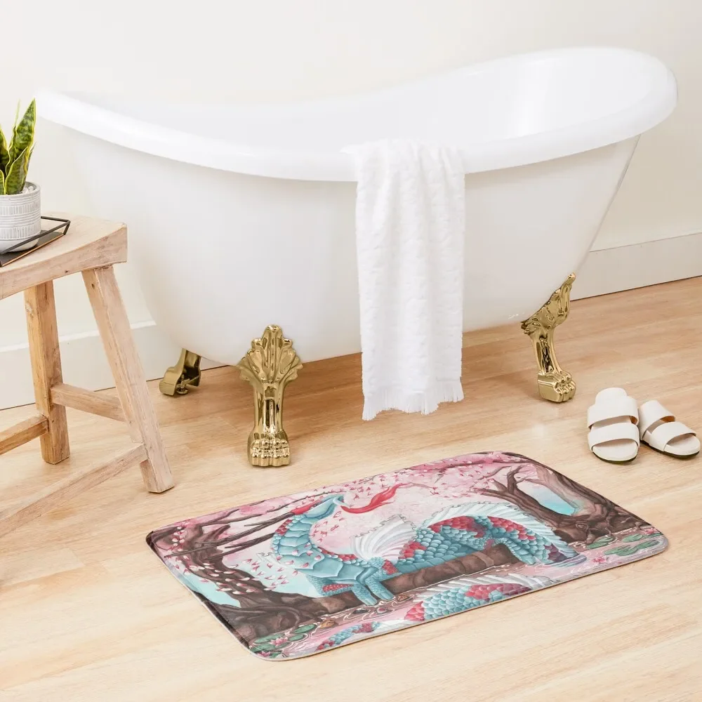 

Cherry Blossom Breeze by Carla Morrow Bath Mat Rugs Living Room Quick-Drying Bathroom Bathroom Carpets Mat