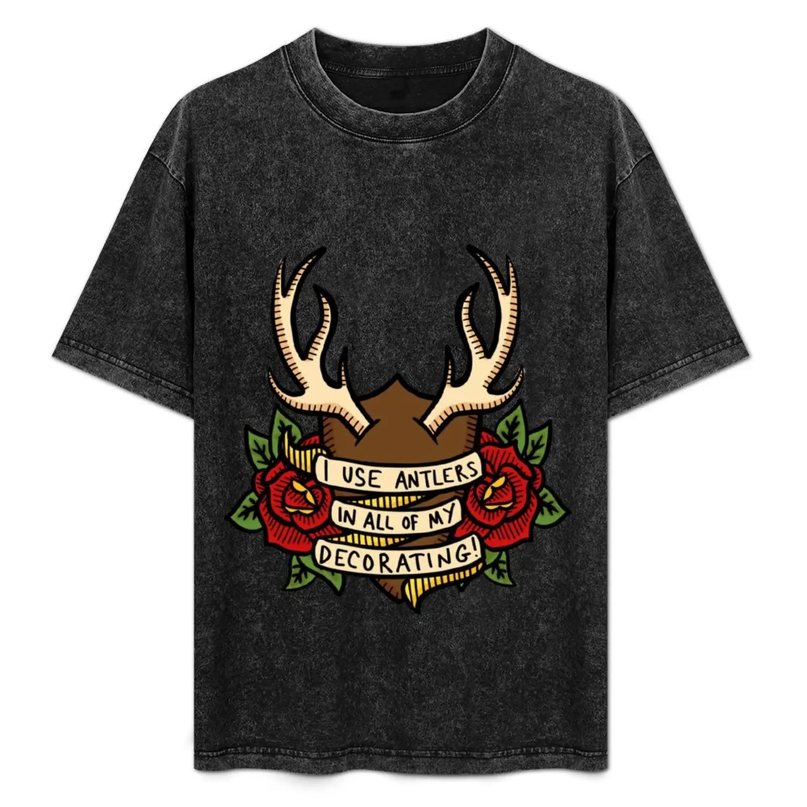 

No-one Decorates Like Gaston T-Shirt Active Sports Short Sleeve Cotton Shirt