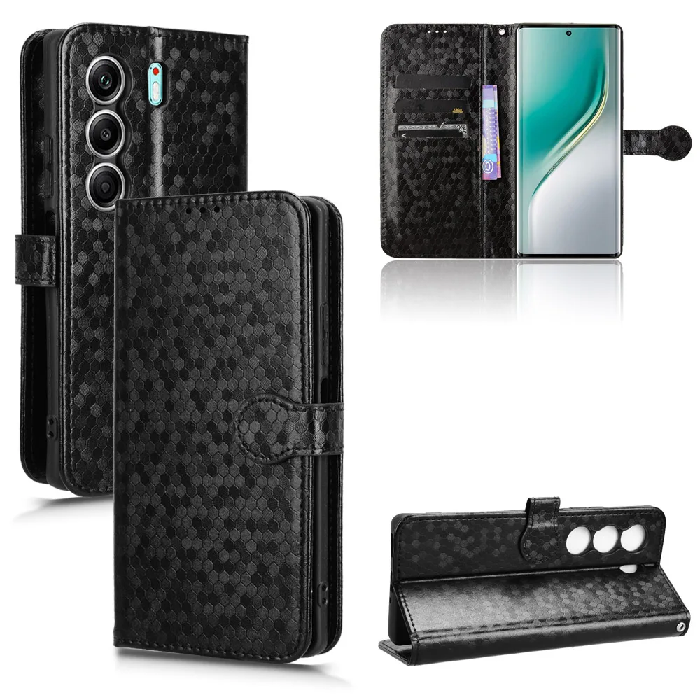 

For Tecno Camon 40 Luxury Leather 4G Flip Wallet Phone Case For Tecno Camon 40 Pro Case Stand Function Card Holder 5G