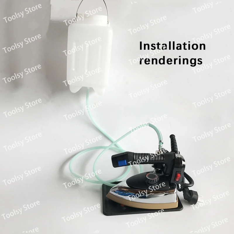 787 مكواة كهربائية بخارية من نوع الزجاجة للملابس والمنظفات الجافة والفنادق الصناعية ذات الحجم الكبير معلقة على الزجاجة #3