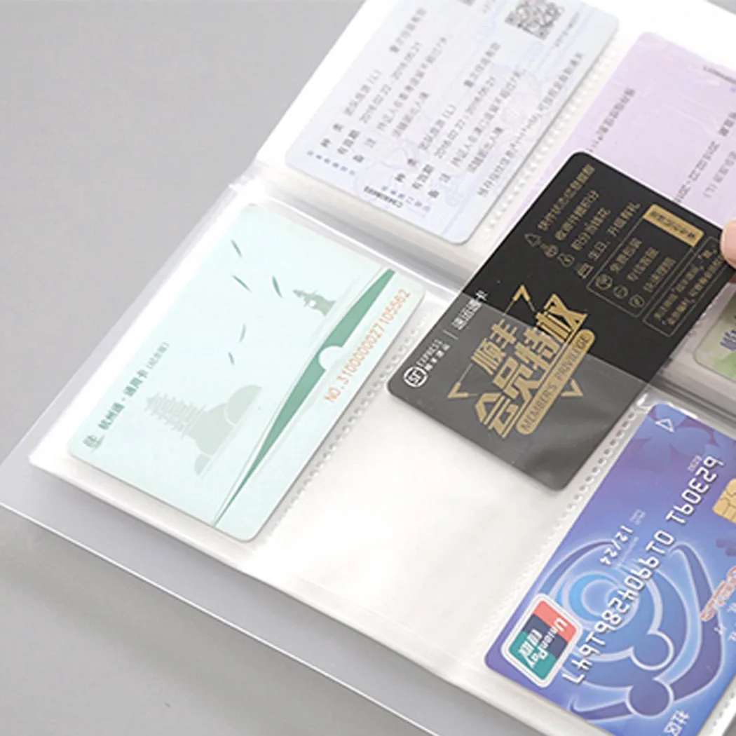 Album Card Book Plastic Accessories Tool Capacity Home Folder List 240 Photocards Holder Case Organizer Bag Clear