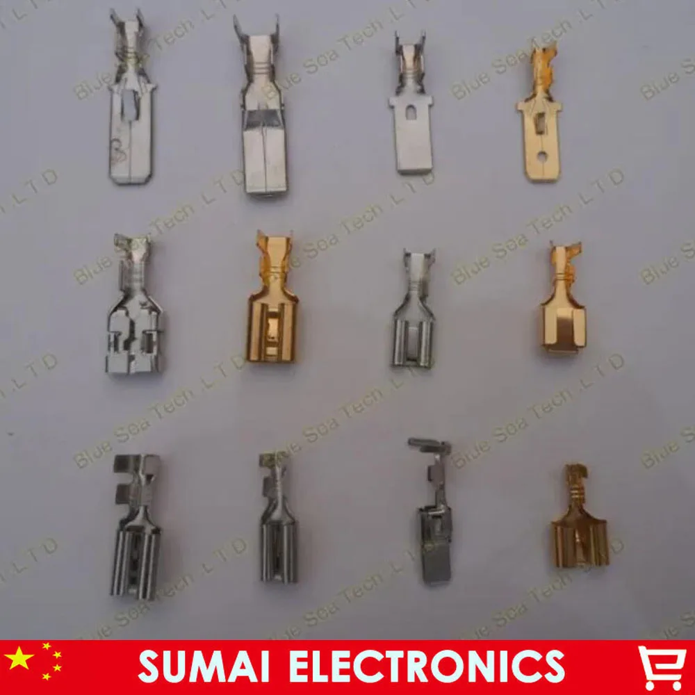 120pcs 12 model 9.5mm/7.8mm/6.3mm etc.male female terminal sets For Car truck connector etc.12 in 1 Car Accessories